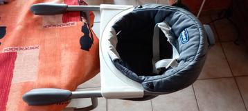 Tafelhangstoel Chicco met gordels 360° draaibaar, Kinderen en Baby's, Ophalen of Verzenden, Zo goed als nieuw, Hangstoel, Gordel(s)