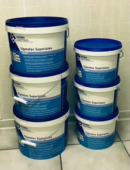 Peinture Blc Sigma SuperLatex en 5L & 10L Neuf, Bricolage & Construction, Peinture, Vernis & Laque, Neuf, Peinture, 5 à 10 litres