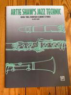 Artie Shaw’s Jazz Technic - book two (14 clarinet etudes), Muziek en Instrumenten, Ophalen, Zo goed als nieuw, Jazz, Klarinet