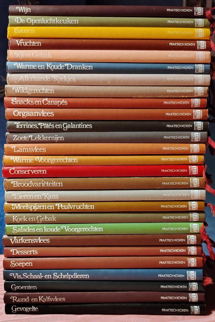 Time Life reeks 27 kookboeken, Livres, Livres de cuisine, Comme neuf, Entrées et Soupes, Plat principal, Tapas, Snacks et Dim Sum