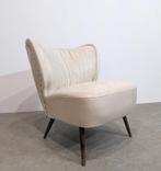 Joli fauteuil vintage cocktail blanc, Maison & Meubles, Enlèvement ou Envoi