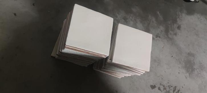 Zelliges wit 13x13 cm – 40 stuks (0,68 m²), Doe-het-zelf en Bouw, Tegels, Ophalen