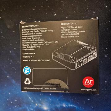 Raspberry Pi4 Argon ONE V.2 beschikbaar voor biedingen