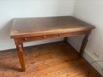 Vol eiken houten uittrekbare eettafel, Antiek en Kunst, Ophalen