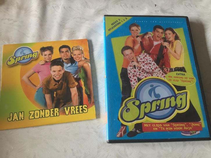 Pakketje Spring Studio 100 Jan zonder vrees, Cd's en Dvd's, Cd's | Nederlandstalig, Ophalen of Verzenden