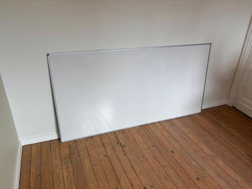 Tweedehands Emaillen & Magnetisch Whiteboard, 200x100 cm, Huis en Inrichting, Woonaccessoires | Memoborden, Gebruikt, Magneetbord