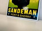 SANDEMAN port emaille reclamebord, Verzamelen, Merken en Reclamevoorwerpen, Reclamebord, Gebruikt, Ophalen of Verzenden