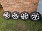 R16 lichtmetalen velgen & versleten winterband 205/55R16 91H, Auto-onderdelen, Banden en Velgen, Ophalen, Gebruikt, 16 inch, Band(en)