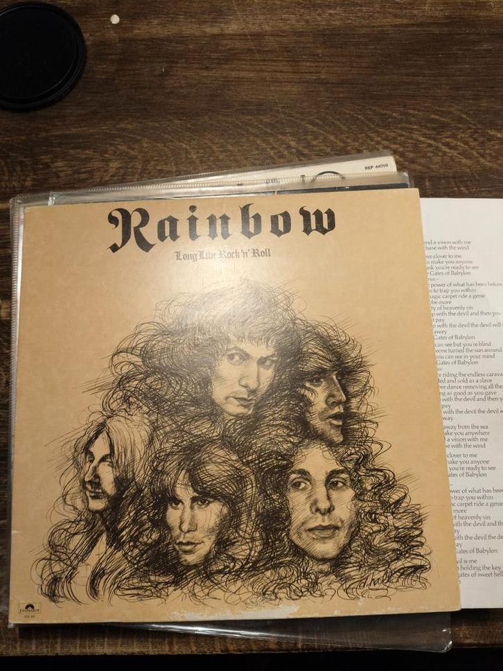 lp rainbow long live rock and roll, Cd's en Dvd's, Vinyl | Hardrock en Metal, Ophalen of Verzenden