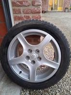 4 aluminum velgen R17 + banden, Auto-onderdelen, Ophalen, 215 mm, Banden en Velgen, 17 inch