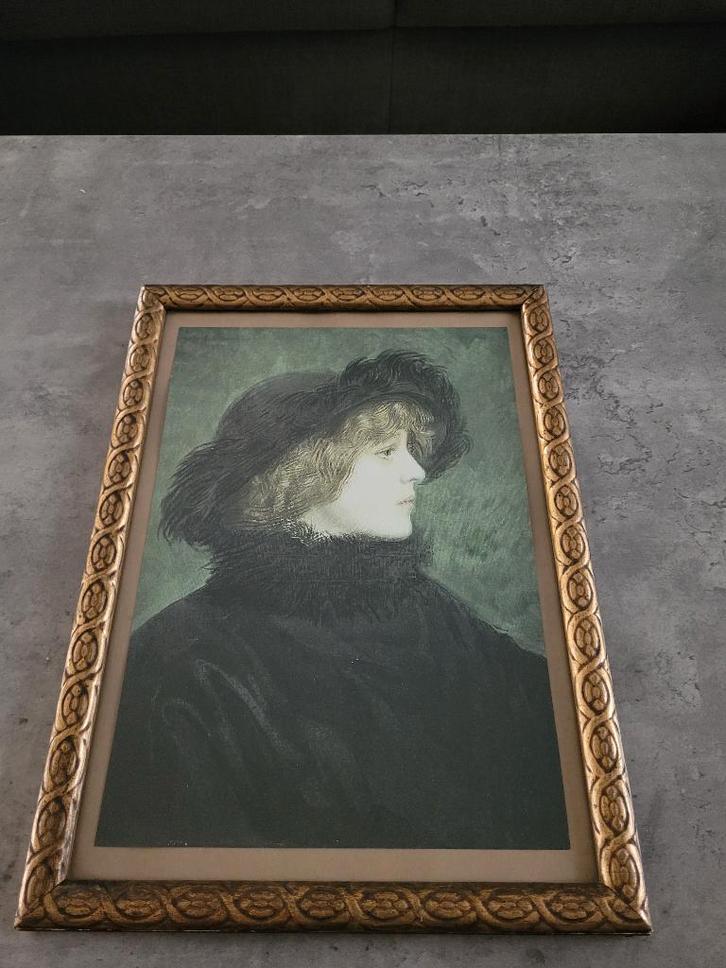 Marcel Baschet – Oude reproductiedruk / portret, Antiek en Kunst, Kunst | Litho's en Zeefdrukken, Ophalen