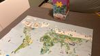 Puzzle de 100 pièces représentant la Terre avec des animaux, Enlèvement ou Envoi, Comme neuf