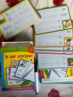 Ik leer schrijven kaartenset met uitwisbare stift, Kinderen en Baby's, Speelgoed | Educatief en Creatief, Ophalen, Zo goed als nieuw