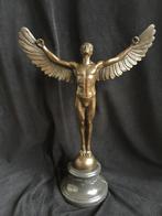 Bronzen Icarus gesigneerd/stempel 41cm!!!! zuiver brons, Ophalen of Verzenden
