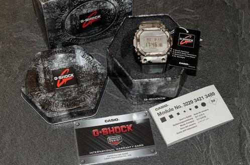 Casio G-Shock Edition limitée GM-5600SCM-1ER Metal/Skeleton, Handtassen en Accessoires, Sporthorloges, Nieuw, Wit, Waterdicht