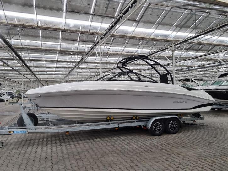 Rinker Q7 van het jaar 2019 Mercruiser 6.2 L 350 PK DTS, Watersport en Boten, Speedboten, Zo goed als nieuw, 6 meter of meer, Benzine