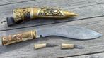 Zeldzame luxueuze Nepalese Kukri Dolk, Verzamelen, Ophalen of Verzenden, Landmacht, Mes of Dolk