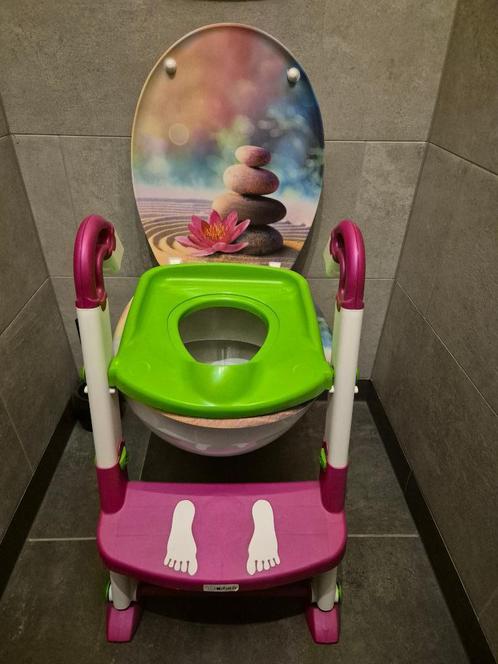 Wc verkleiner met trap, Kinderen en Baby's, Badjes en Verzorging, Gebruikt, Overige typen, Overige merken, Standaard, Ophalen