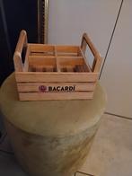Houten kratje voor 4 glazen of flesjes, Ophalen, Zo goed als nieuw