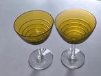 Set antieke fijne kristallen wijnglazen, Antiek en Kunst, Antiek | Glaswerk en Kristal, Ophalen of Verzenden