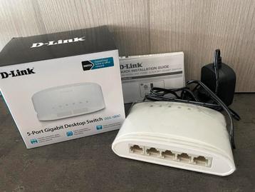 Commutateur de bureau gigabit à 5 ports d-link, Enlèvement ou Envoi, Neuf
