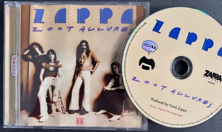 FRANK ZAPPA - Zoot allures ( CD ), CD & DVD, CD | Rock, Comme neuf, Pop rock, Envoi