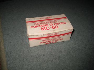 10 cassettes MC-60 beschikbaar voor biedingen