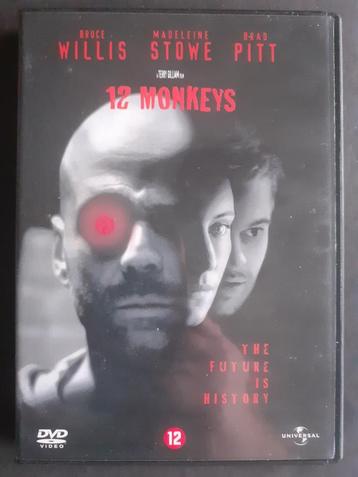 12 monkeys (2003) - Brad Pitt, Bruce Willis, À partir de 12 ans, Enlèvement ou Envoi, Comme neuf, Science-Fiction