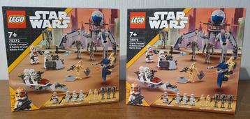 lego star wars 2 clone trooper & battle droid battlepacks 
