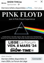 Concert Pink Floyd experience au forum à Liège le 8 mars., Tickets & Billets