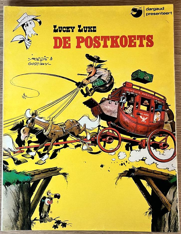 Lucky Luke - De postkoets - 1 (1976) Strip, Boeken, Stripverhalen, Zo goed als nieuw, Eén stripboek