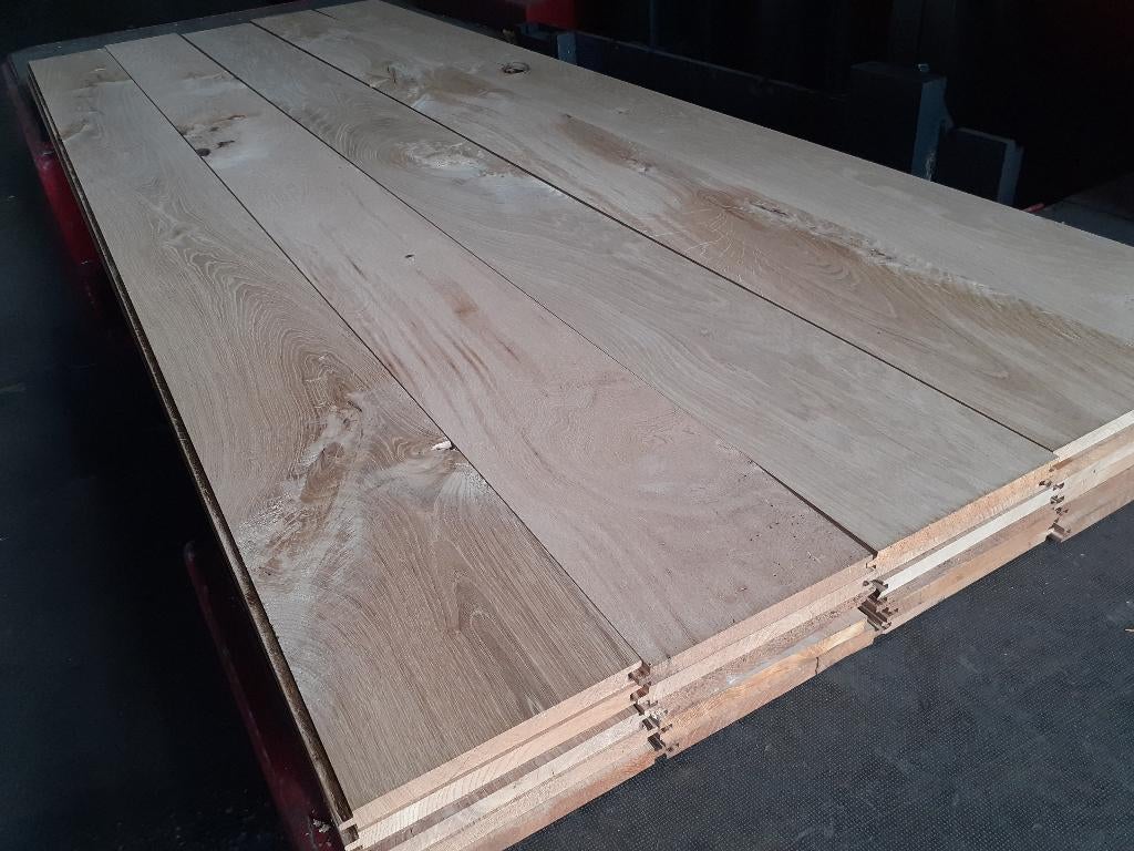 Terrasse de toit rustique en chêne 16x184x2450mm, Jardin & Terrasse, Poteaux, Poutres & Planches, Neuf, Planches, 180 à 250 cm