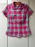 Roze geruite blouse van H&M - Maat 34, Kleding | Dames, H&M, Ophalen of Verzenden, Zo goed als nieuw, Korte mouw
