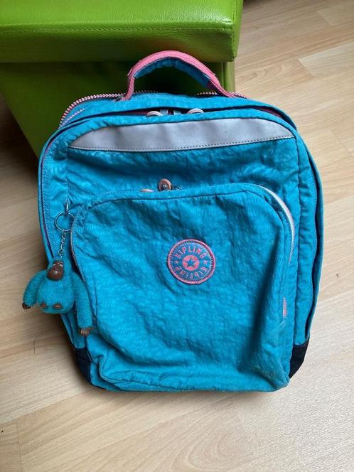 KIPLING, sac à dos turquoise, grand modèle, Handtassen en Accessoires, Tassen | Rugtassen, Gebruikt, Kipling, Ophalen