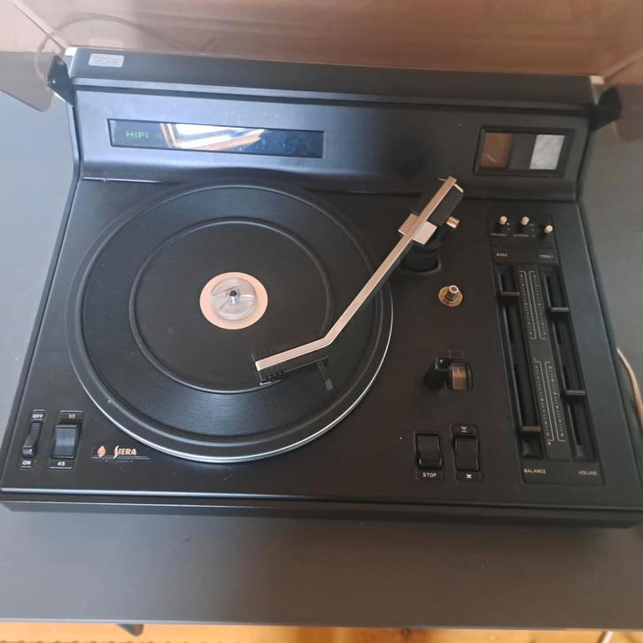 Siera 2907 vintage platenspeler, Audio, Tv en Foto, Platenspelers, Platenspeler, Philips, Ophalen