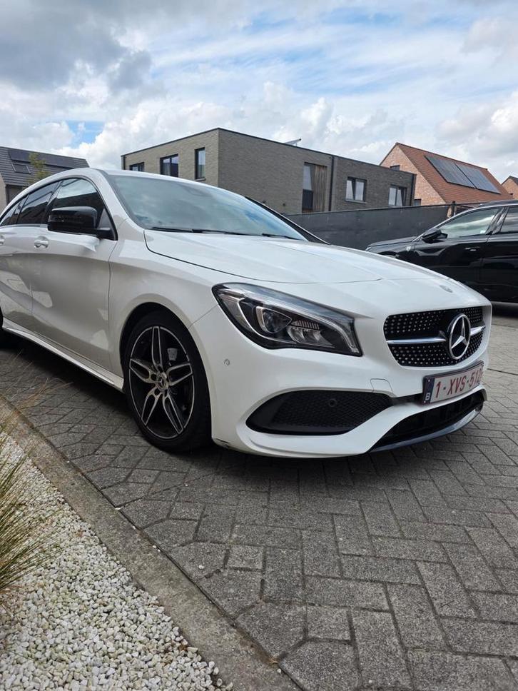 Mooie Mercedes-Benz Cla 180, Auto's, Mercedes-Benz, Particulier, CLA, Cruise Control, Benzine, Euro 6, Break, Automaat, Wit, Zwart