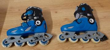 Blauwe skeelers/inlineskates Oxelo decathlon maat 32-34  beschikbaar voor biedingen