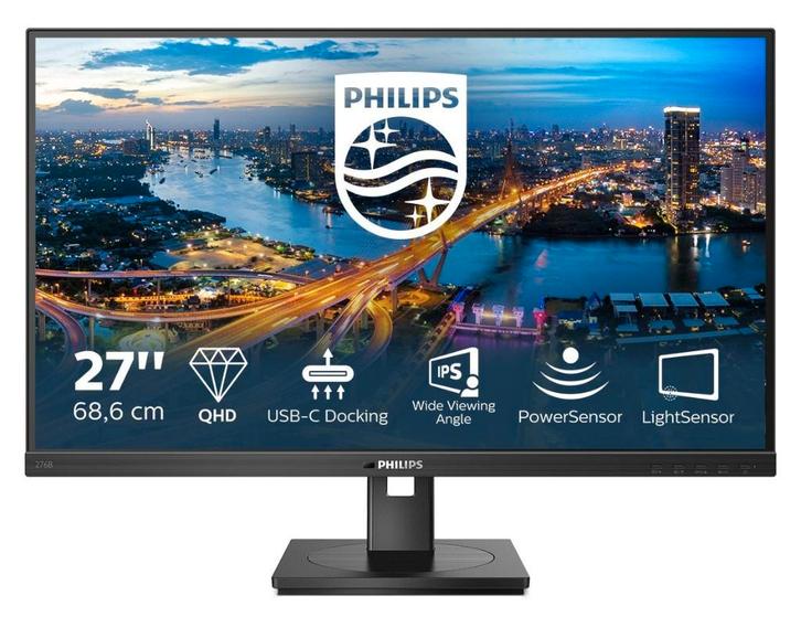 Computerscherm 27inch, Computers en Software, Monitoren, Zo goed als nieuw, 61 t/m 100 Hz, DisplayPort, HDMI, USB-C, Gaming, Ingebouwde speakers