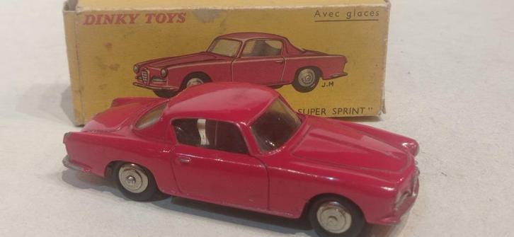DINKY TOYS FRANKRIJK ALFA ROMEO SUPER SPRINT 1900 REF 24J, Hobby en Vrije tijd, Modelauto's | 1:43, Gebruikt, Auto, Dinky Toys