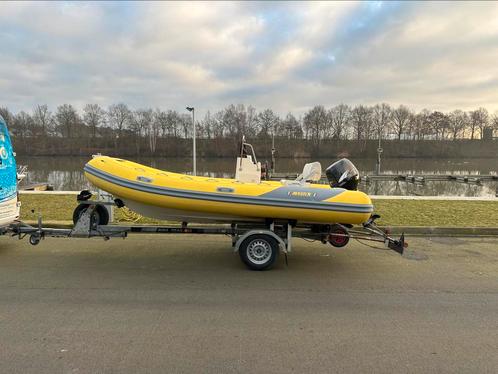 Master rib 4.9m, Watersport en Boten, Rubberboten, Zo goed als nieuw, Ophalen