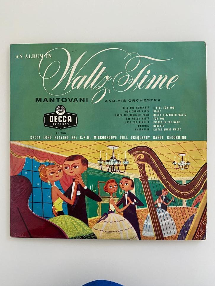 Mantovani And His Orchestra – An Album In Waltz Time 1955, Cd's en Dvd's, Vinyl | Klassiek, Zo goed als nieuw, Romantiek, Orkest of Ballet