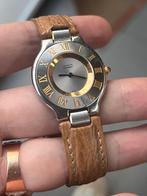cartier must de 21, Handtassen en Accessoires, Overige merken, Leer, Staal, Polshorloge