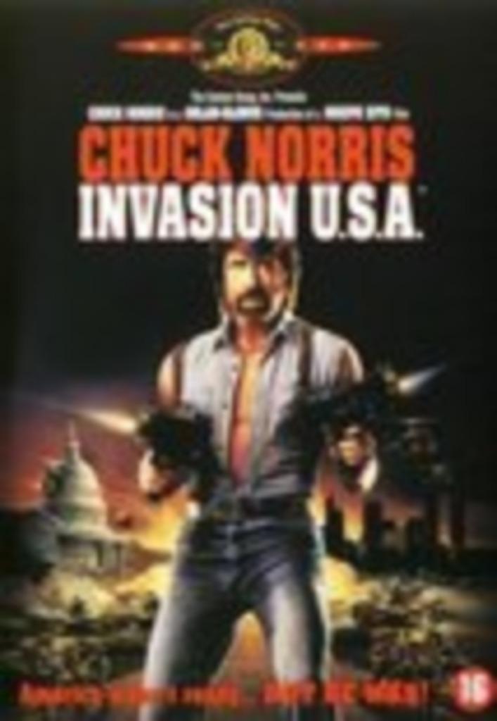 Invasion USA met Chuck Norris, Cd's en Dvd's, Dvd's | Actie, Zo goed als nieuw, Actie, Vanaf 16 jaar, Ophalen of Verzenden