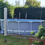 Zwembad INTEX met toebehoren, Tuin en Terras, Zwembaden, 300 cm of meer, 400 cm of meer, Rond, Gebruikt