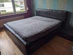 Bed 1.80m x 2.00, Huis en Inrichting, Ophalen, Bruin, Tweepersoons, 180 cm