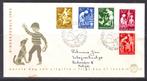 Postzegels Nederland : diverse FDC's en brieven 1, Na 1940, Ophalen of Verzenden, Gestempeld