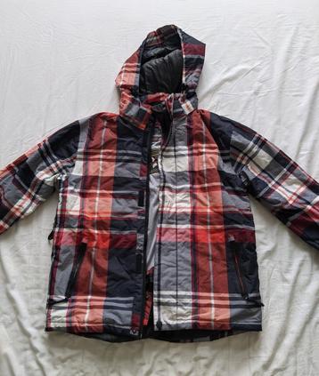 Veste de ski à imprimé tartan disponible aux enchères