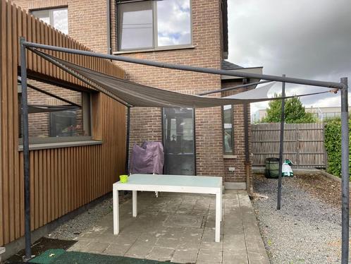 Schaduw overkapping 3,5m x 3,5m, Tuin en Terras, Overkappingen, Gebruikt, Ophalen
