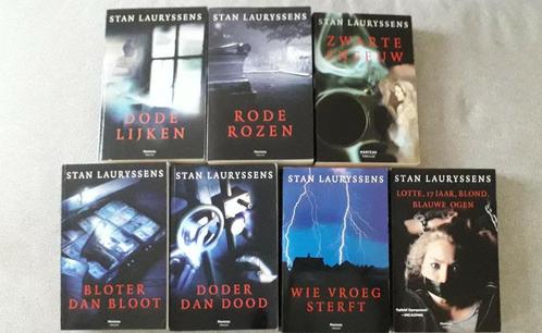 Coffret de 7 thrillers Stan Lauryssens, Livres, Thrillers, Comme neuf, Enlèvement ou Envoi