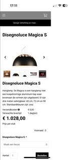 Design lamp, Huis en Inrichting, Ophalen, Zo goed als nieuw